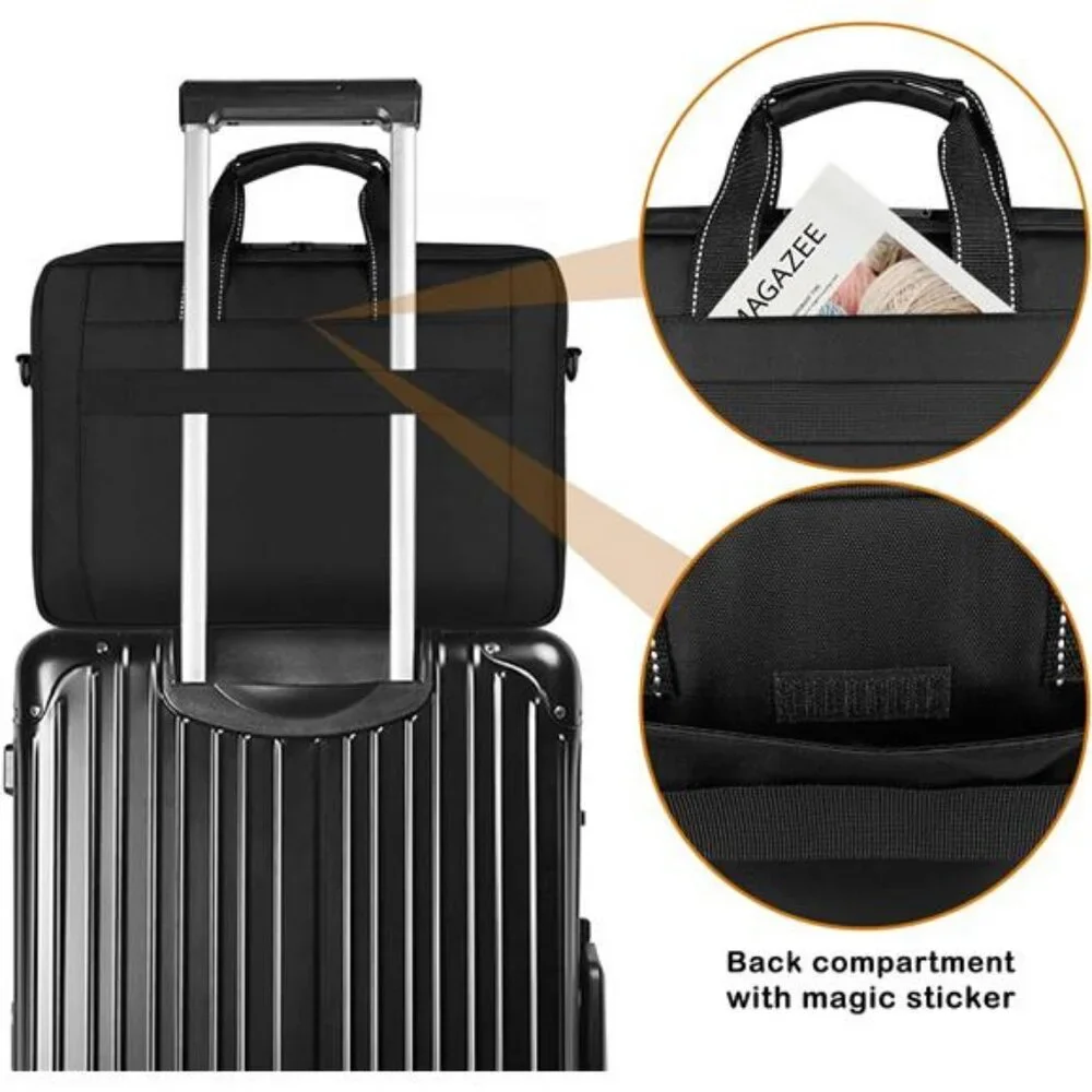 15.6-16.2 inch Waterproof Protective Laptop Messenger Briefcase with Strap